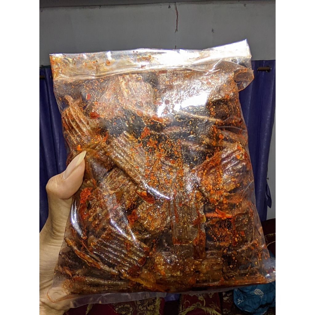 

krupuk jengkol /asbes pedas daun jeruk 250gr
