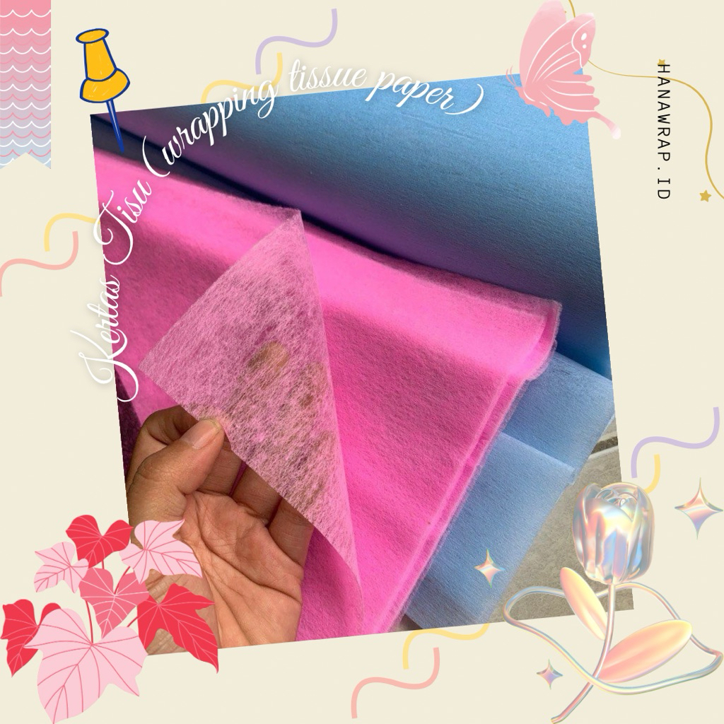 

Kertas Tisu Buket Bunga / Wrapping Tissue Paper (hanawrap.id)