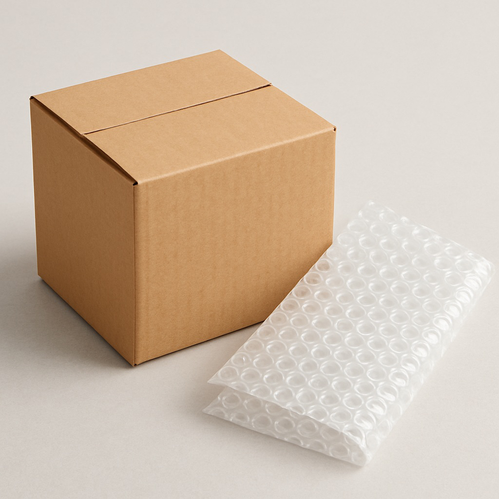 

Bubble Wrap dan Carton box keamanan diperjalanan