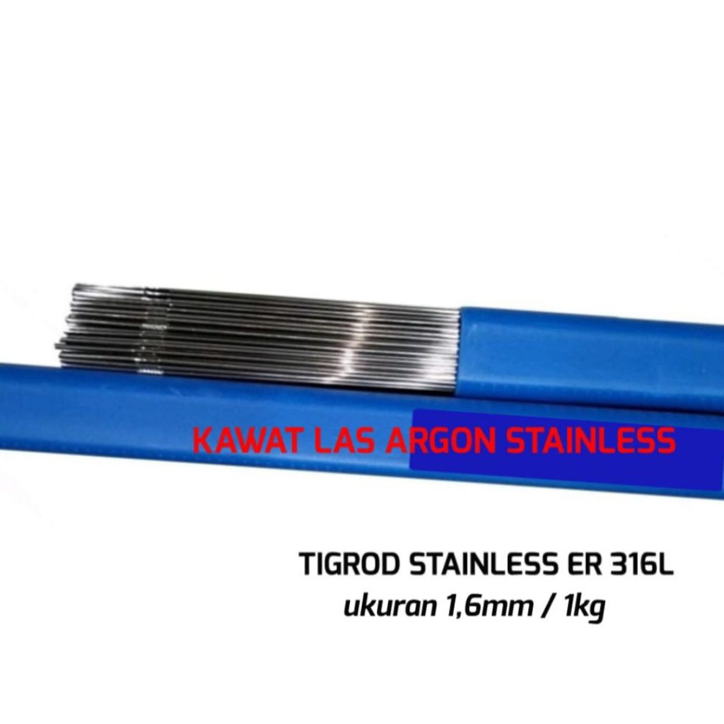 kawat las Argon stainless 316L 1,6mm 1kg
