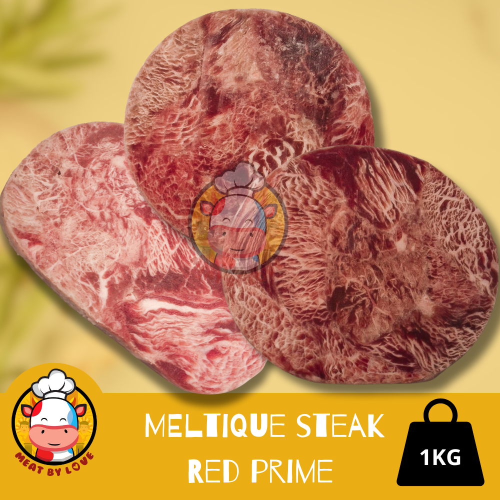 

Meltique Steak Red Prime 1 KG @200Gr Sirloin Tenderloin Ribeye