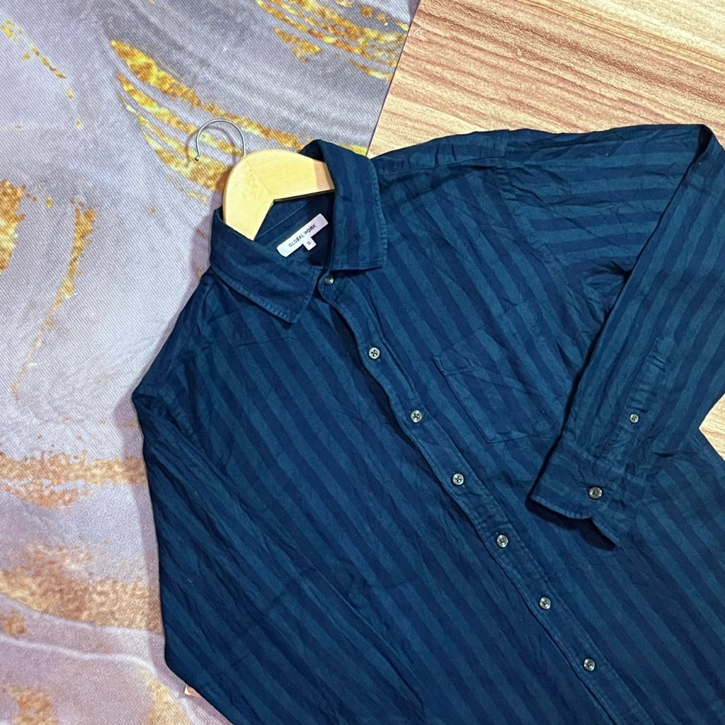 Kemeja Flannel Global Work Size S