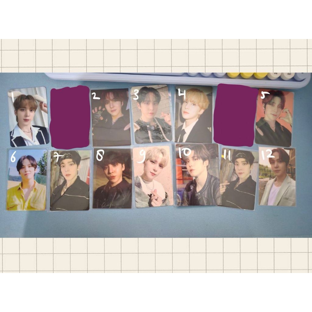 photocard ateez yunho
