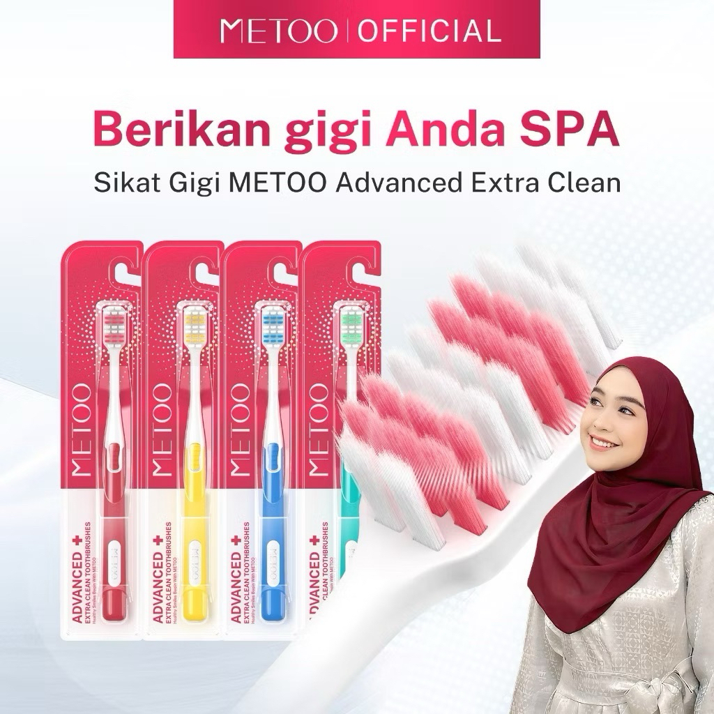 Sikat Gigi METOO Advance Extra Clean Bulu Sikat Ultra Halus