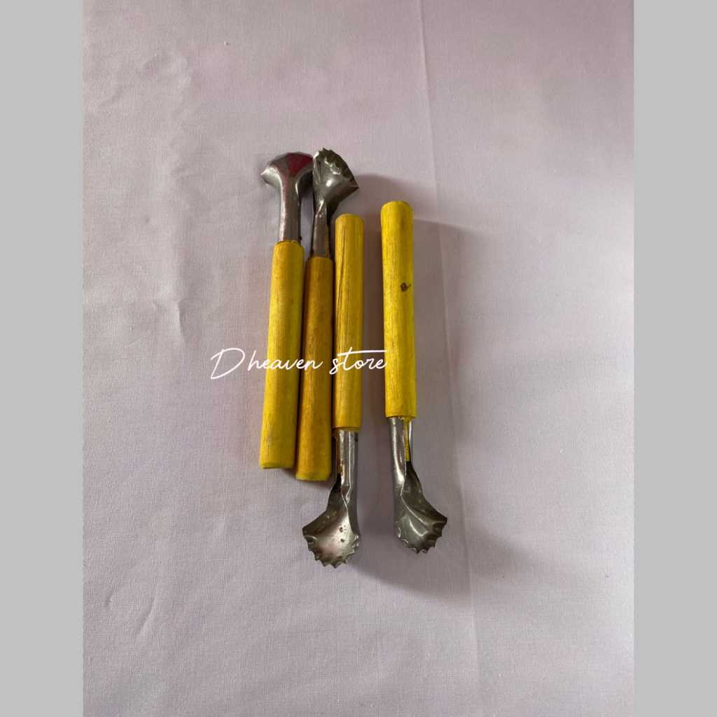 KEROKAN DEGAN / KEROK DEGAN / KEROK STAINLESS/KEROK DEGAN GAGANG KAYU