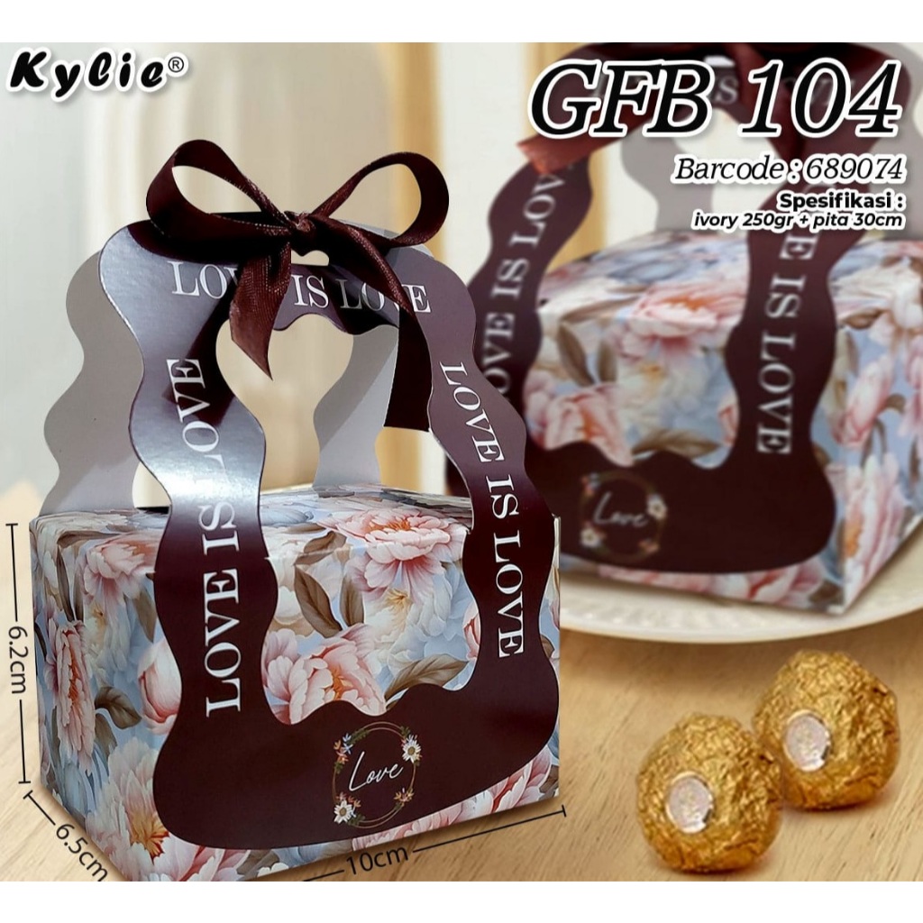 

Box Souvenir| Kotak Hampers| Wedding Box| Sangjit Box Uk 10 x 6,5 x 6,2 Cm (1 Pak 10 Pcs)
