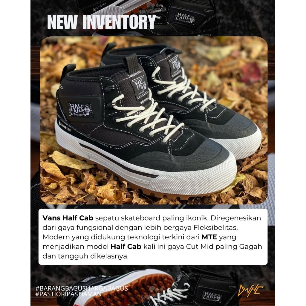 Half Cab MTE 3 Goretex Black White Waterproof