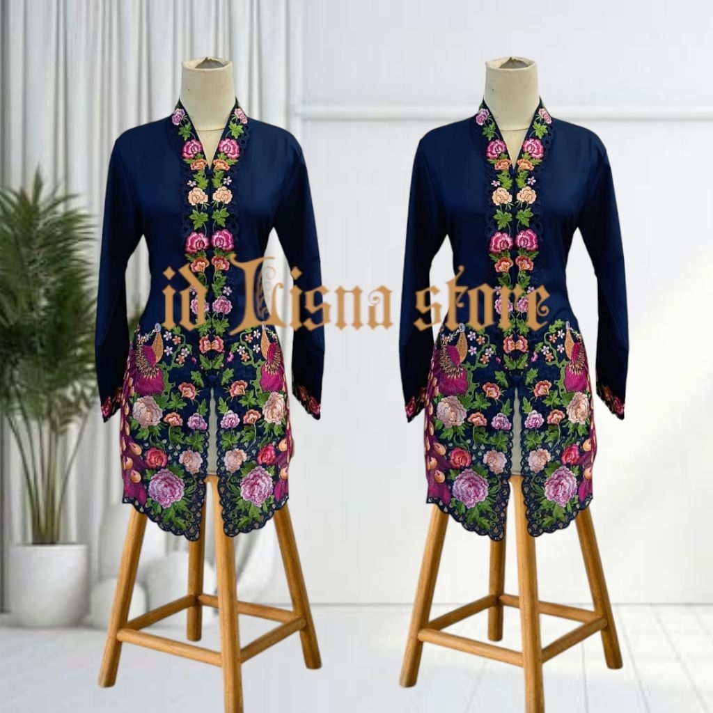 Encim Ld 140 Kebaya Encim Super Jumbo Encim jumbo 5L-8L Motif Merak
