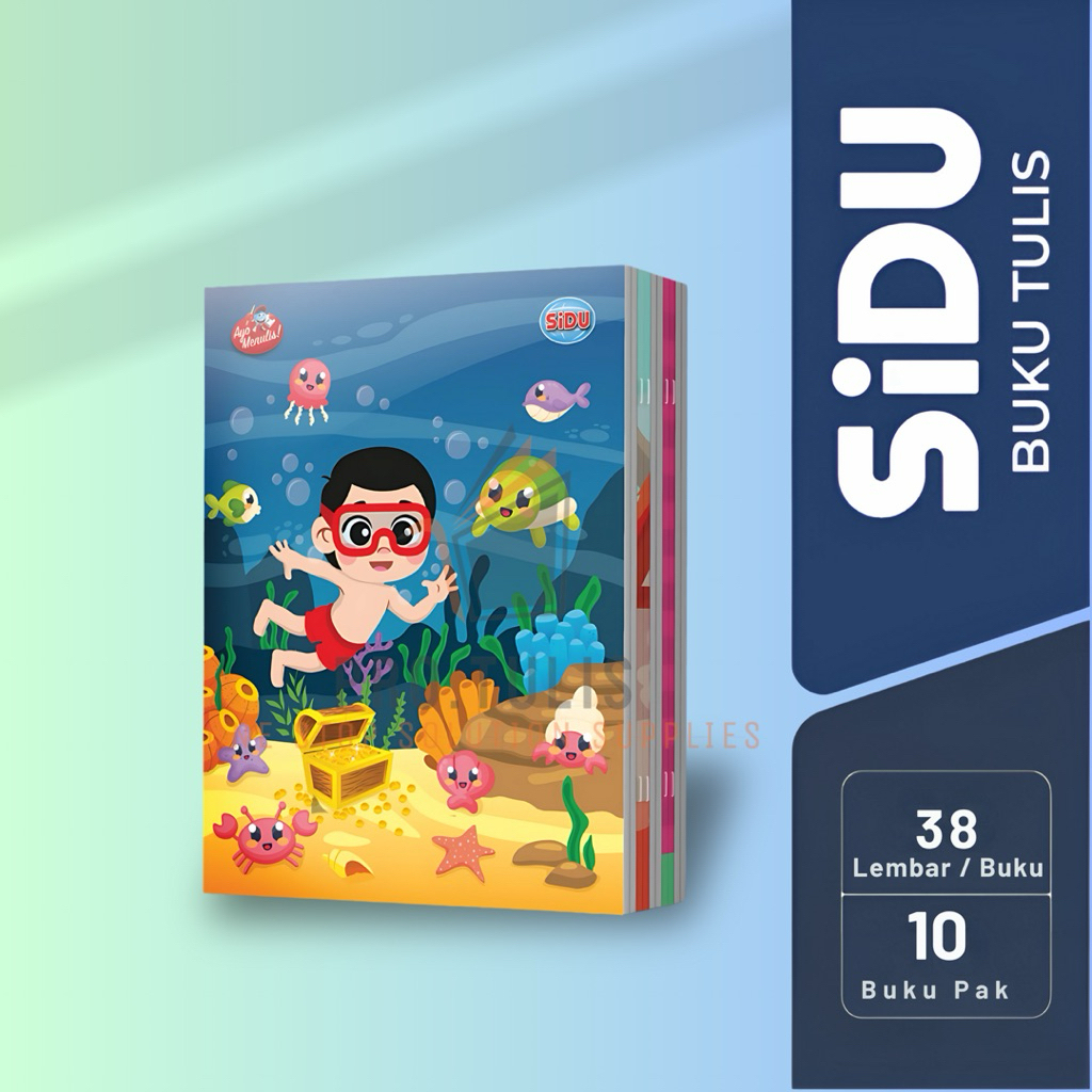 

BUKU TULIS SiDu 58 Lembar/Buku Tulis SiDu 38 Lembar