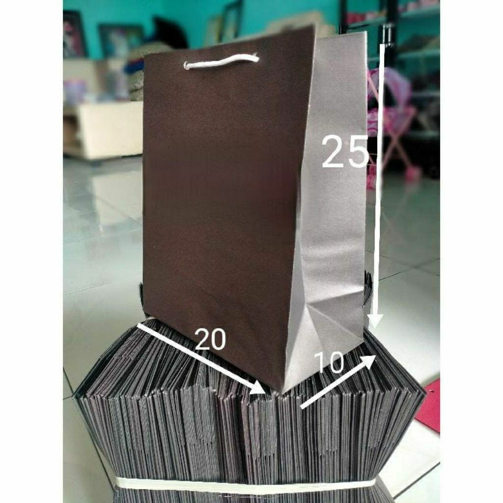 

paperbag kraft polos hajatan souvenir terbaru murah