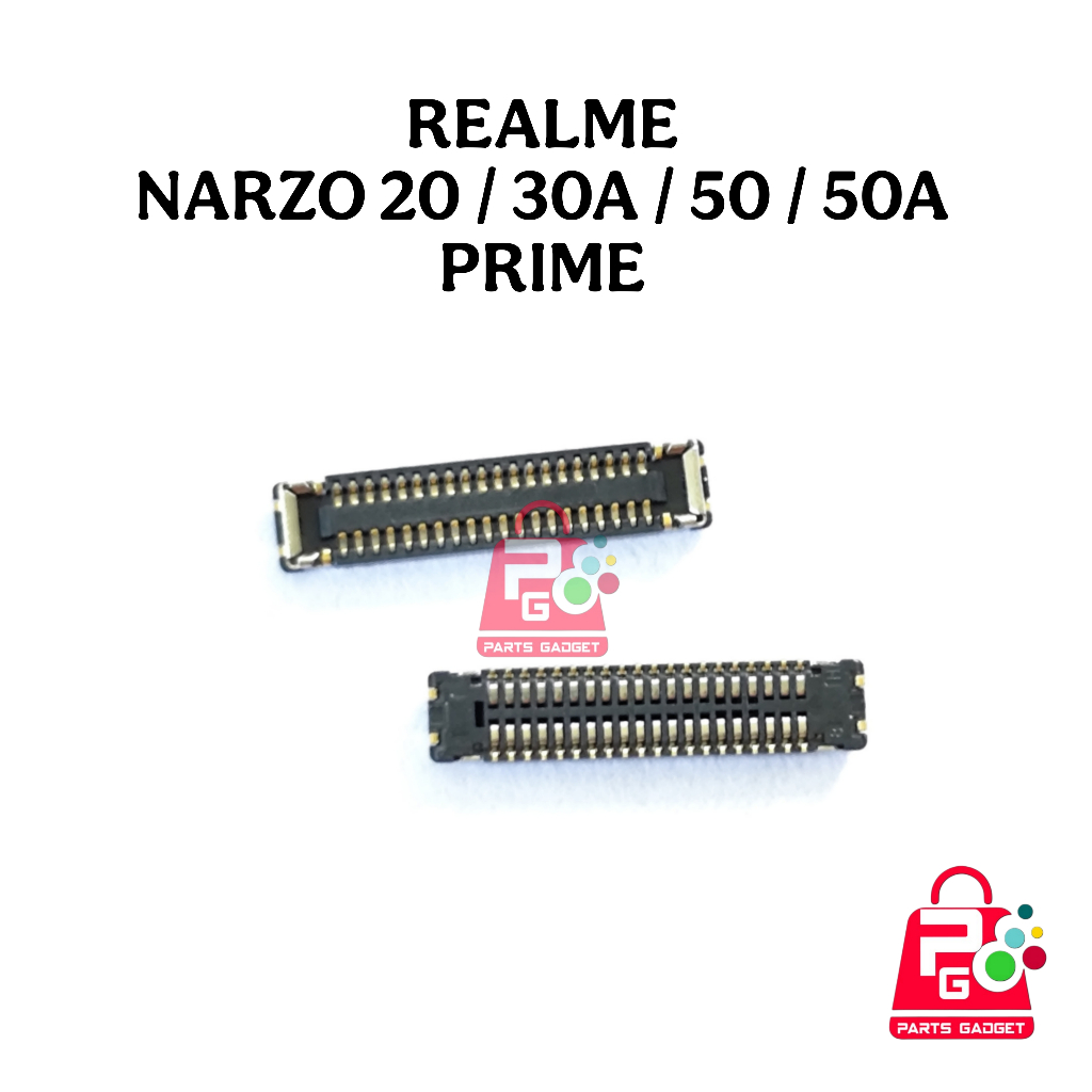 Konektor Lcd Realme Narzo 20 30A 50 50A Prime Soket Connector Di Mesin