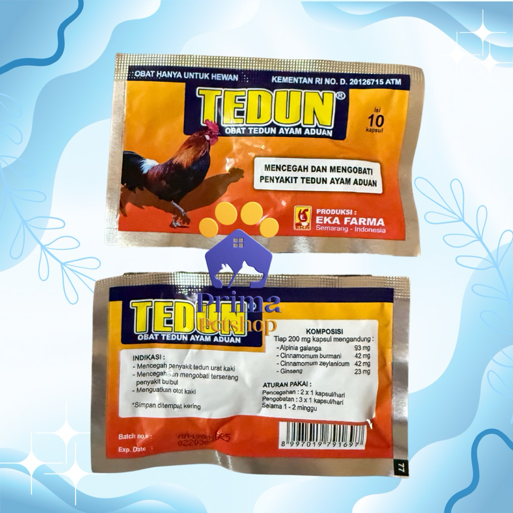 TEDUN OBAT TEDUN AYAM ADUAN/AYAM LAGA