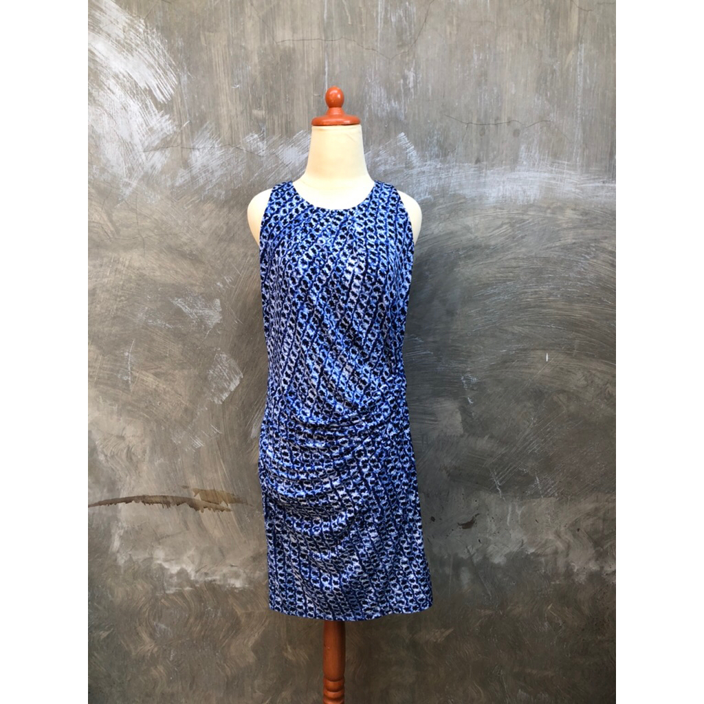 Michael Kors Midi Blue Dress