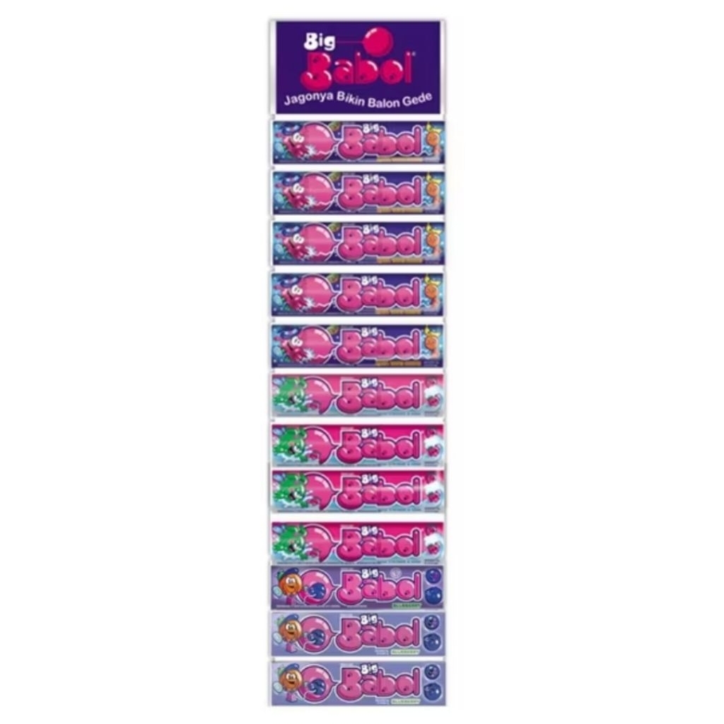 

PERMEN KARET BIG BABOL STICK HANGER DUS (20X12X20g)