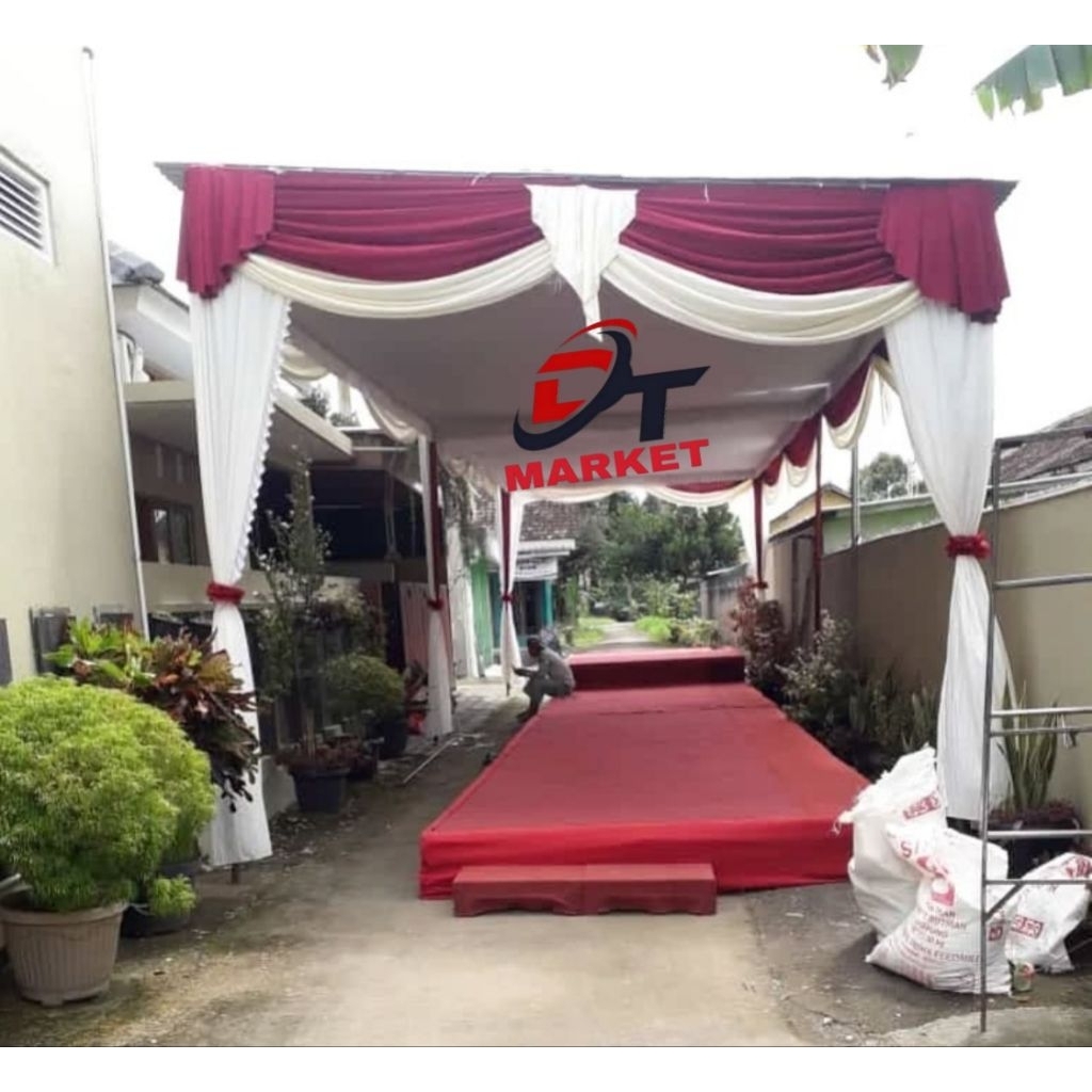 dekorasi tenda pesta 4x6