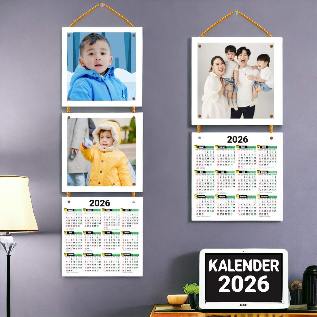 

Kalender Custom Foto 2025-2026 - Bisa Pake Foto Sendiri - Kalender Unik Dan Murah Media Kayu MDF