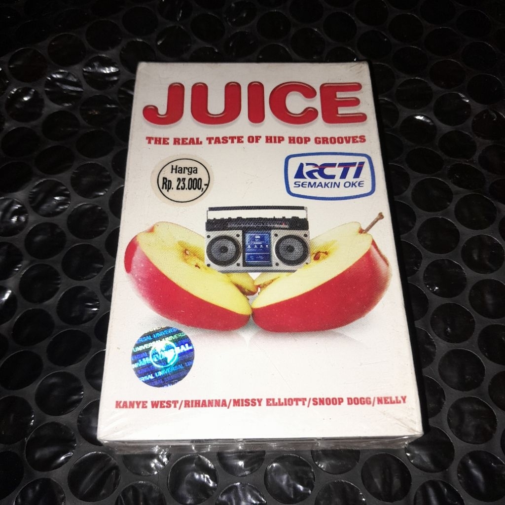 kaset segel juice (kanye west,50 cent,rihanna,snoop dogg)