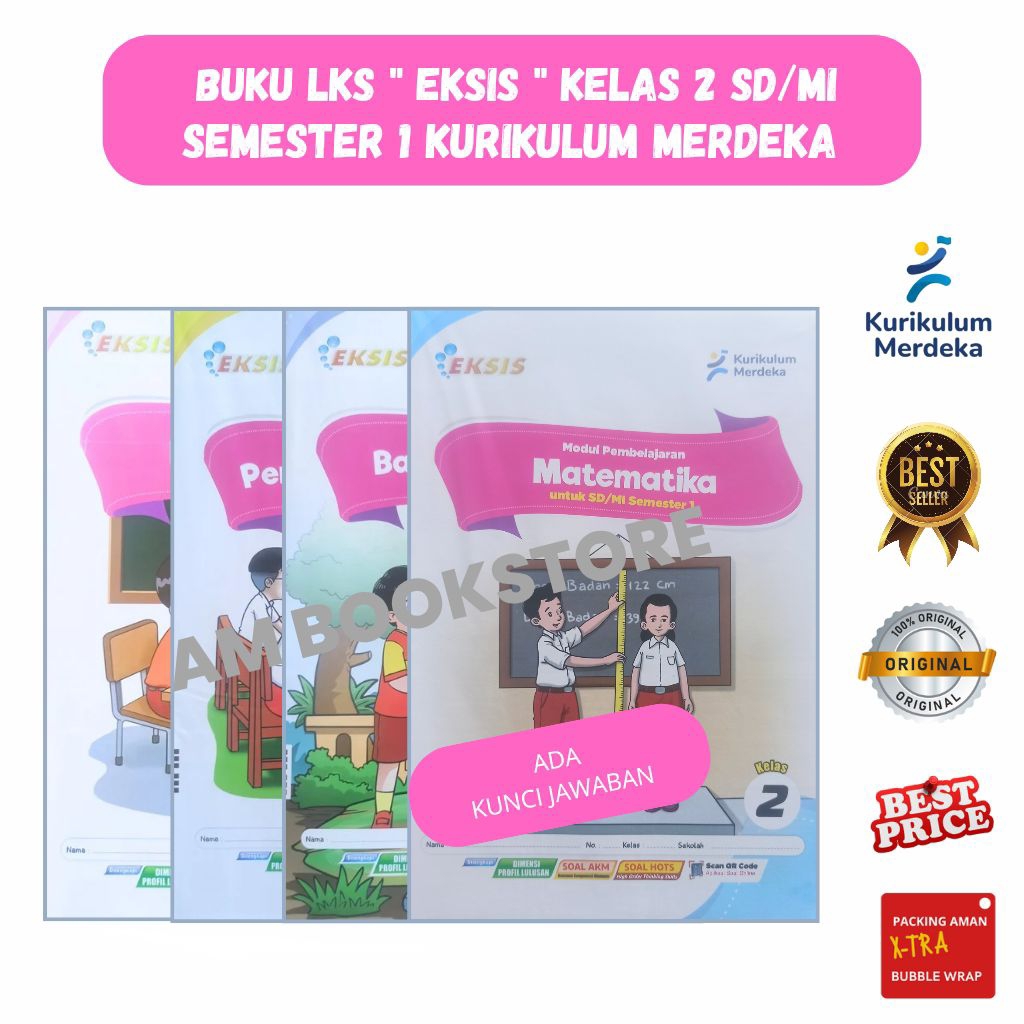 Buku Modul / LKS Eksis kelas 2 SD/MI Kurikulum merdeka Semester 1