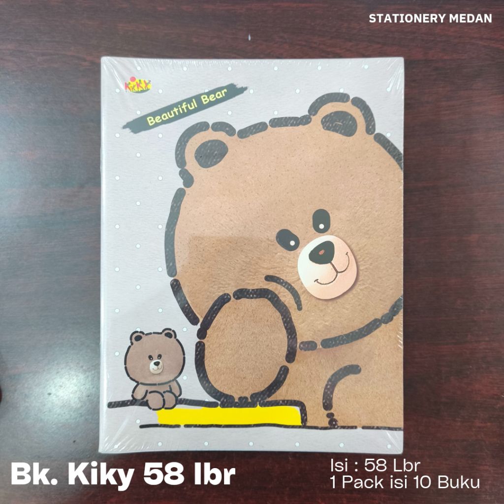 

BUKU TULIS SEKOLAH KIKY 58 WARNA KWARTO (10buku @58 lembar)