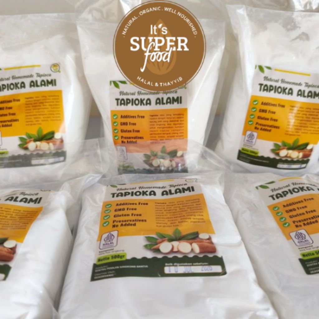 

GeaOrganic | Tapioka Alami | Tapioka Organik | Tepung Gluten Free | Berat 500gr