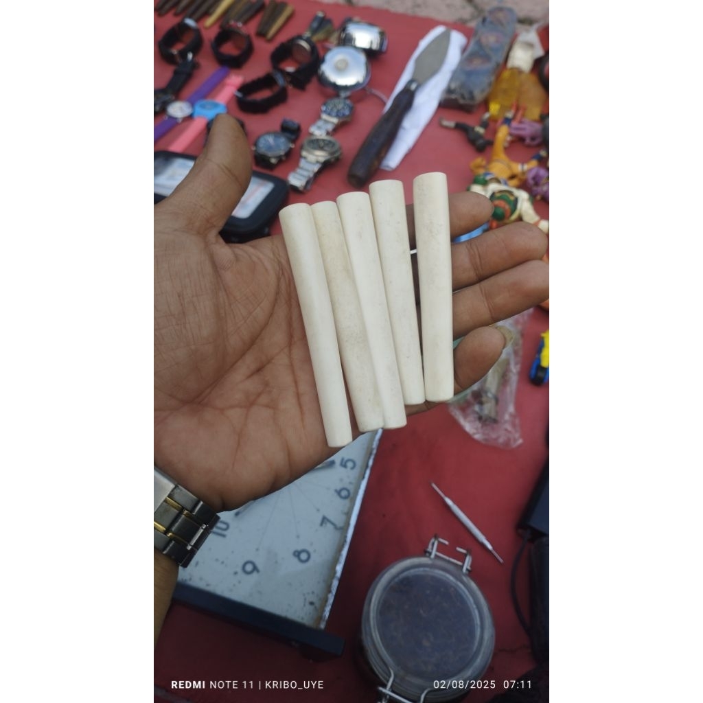 once pipa rokok dari tulang sapi