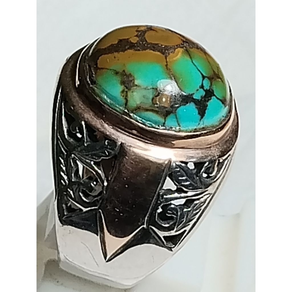 BATU AKIK PIRUS HIBEI/XINJIANG RING PERAK CAKEP