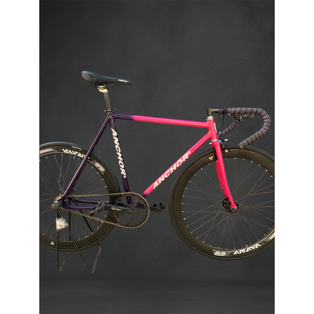 fullbike fixie ,sepeda classic anchor , sepeda fixie siap pakai