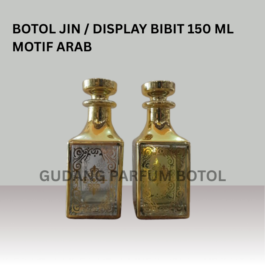 BOTOL JIN / DISPLAY BIBIT PARFUM MOTIF ARAB 150ML