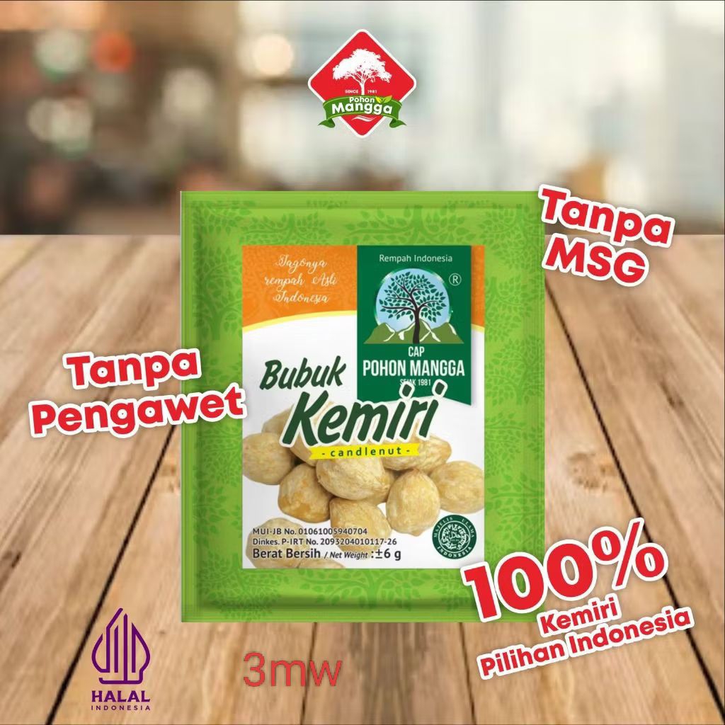 

kemiri bubuk cap pohon mangga