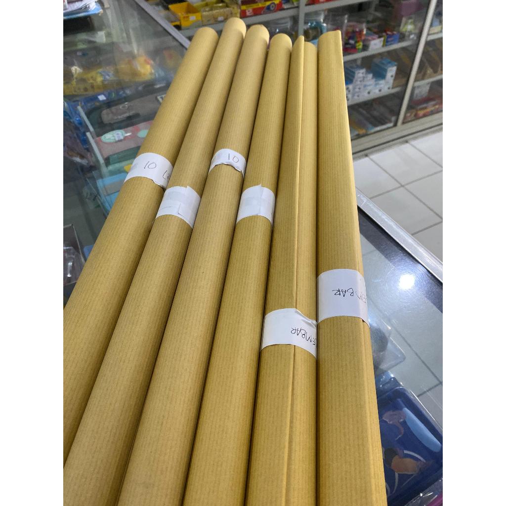 

Kertas Bungkus Coklat Isi 10 Lembar – Untuk Paket, Kado, Hadiah