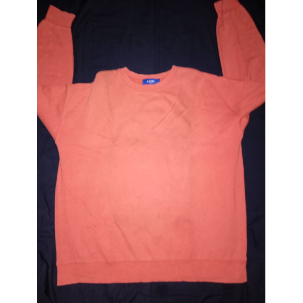 Sweater Crewneck Lane Orange XL Second