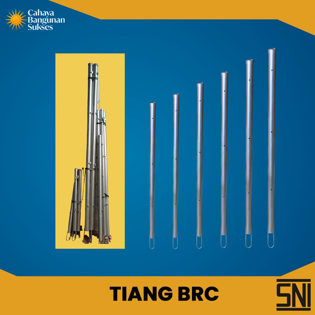 TIANG PAGAR BRC GALVANIS 80cm, 120cm, 150cm, 200cm