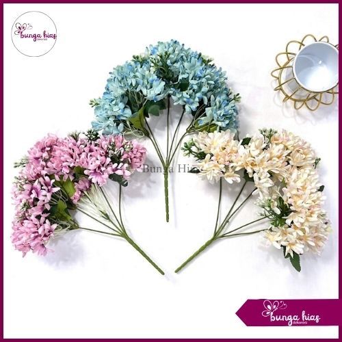 Bunga Candy Truff 5 Cabang Artificial / Bunga Pemanis Buket / Bunga Hias Palsu Dekorasi (KN-3)