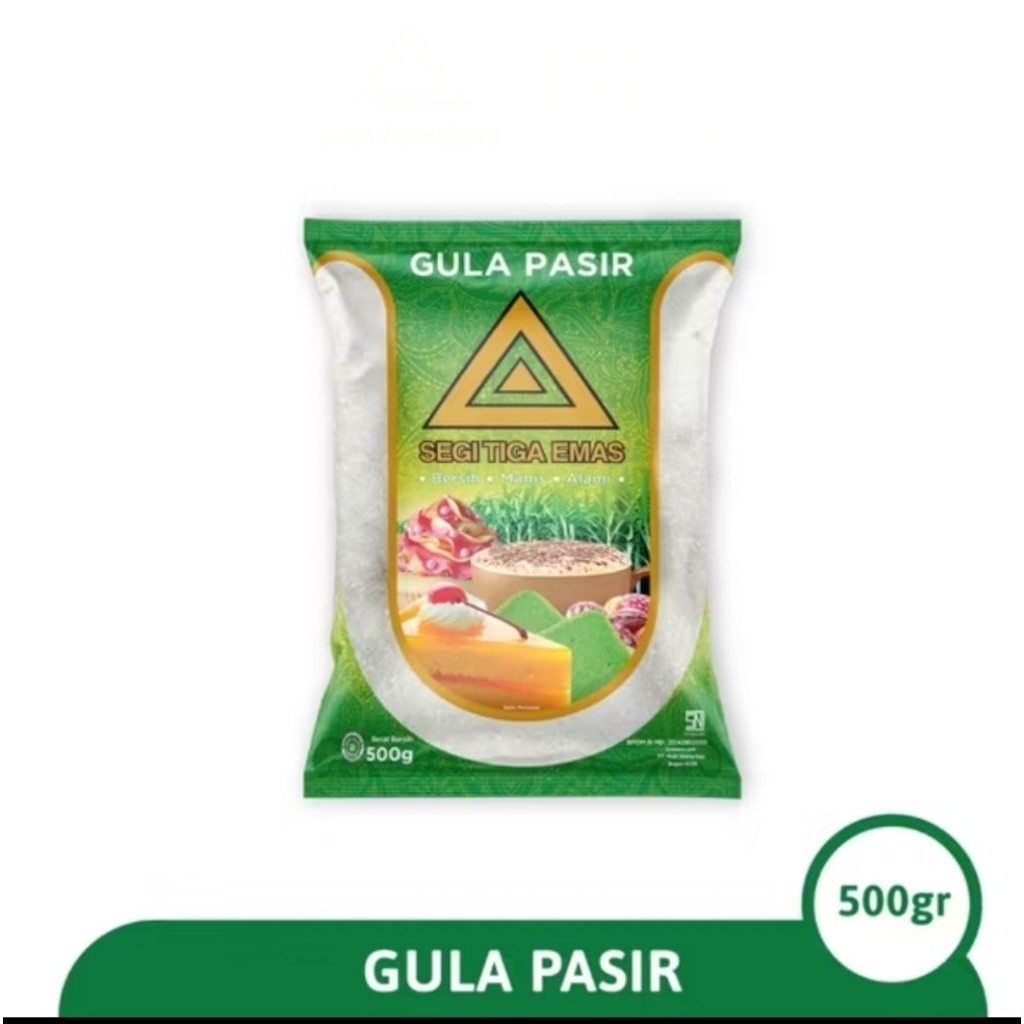

Gula Pasir Segitiga Emas 500 Gram