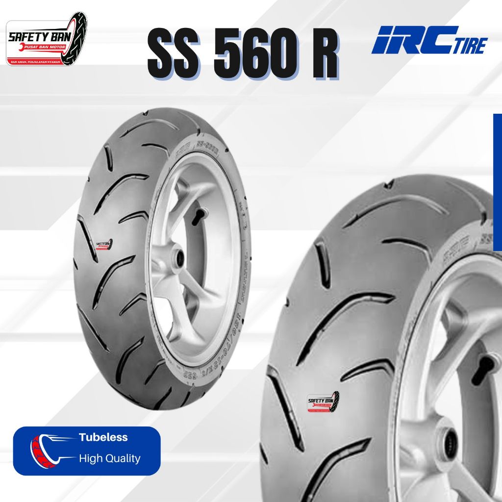 Ban Motor IRC SS-560 R Tubeless –Ukuran 130/70 Ring 13 - Ban Belakang Original Yamaha Lexi & Kawasak