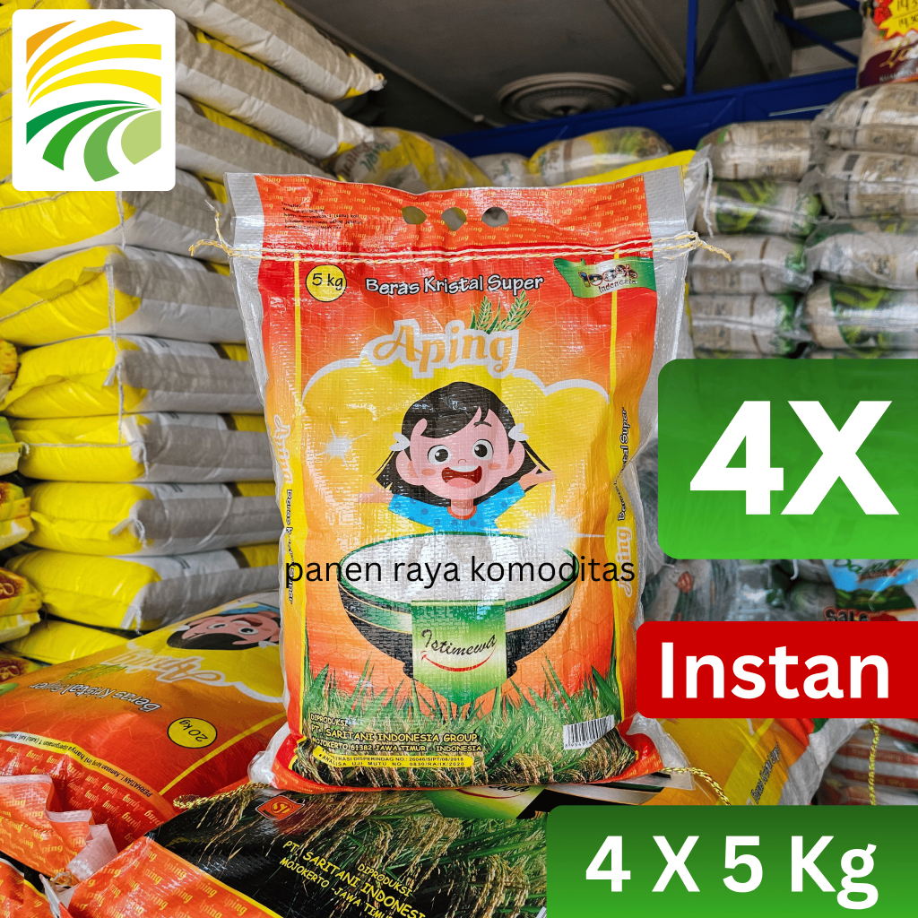 

Beras Premium Aping 5kg x 4 (4 Pcs)