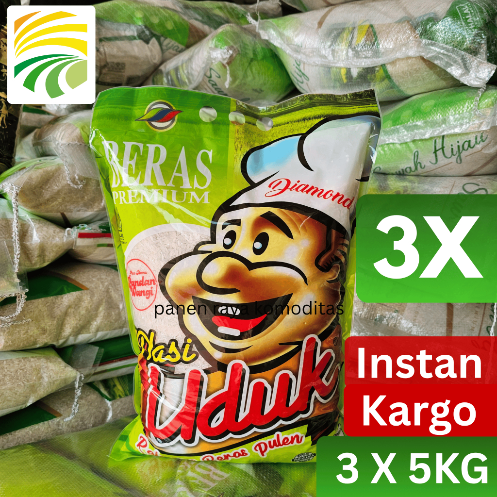 

Beras Uduk Hijau 5kg x 3 (Pandan Wangi)
