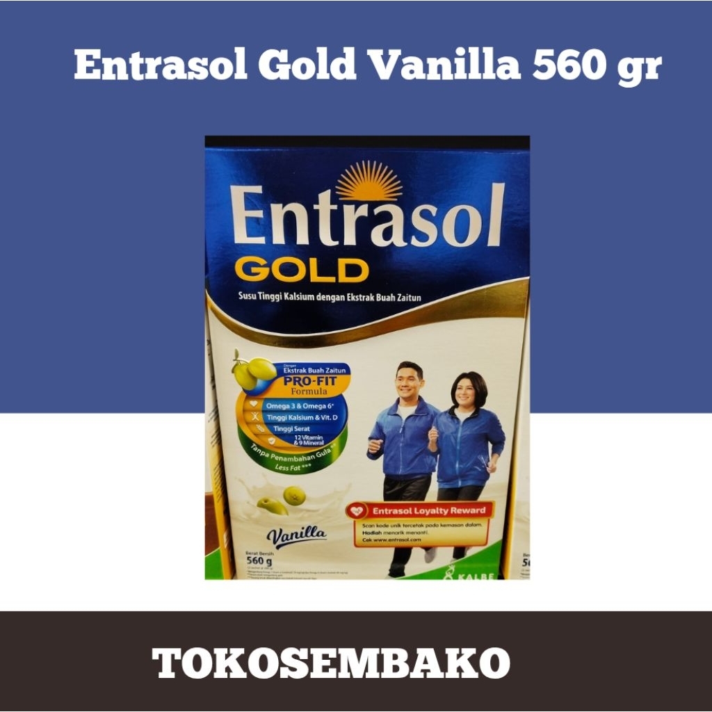 

Entrasol Gold Kalbe Less Fat Vanilla dan Cokelat