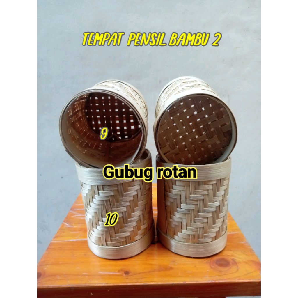 

Tempat Pensil Bambu 2