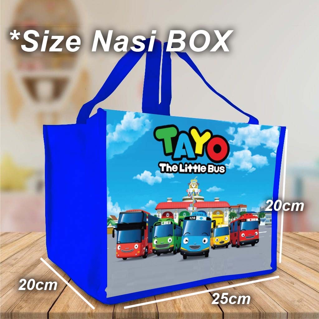 

Tas Souvenir Ulang Tahun Goodie Bag Aqiqah Ultah Kantong Berkat Tayo Kartun Anak Lucu
