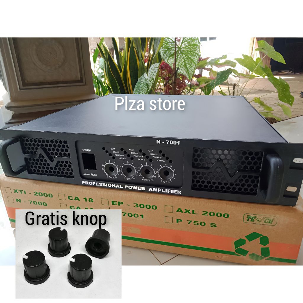 Bok Power amplifier N7001 2U 4chanel Box power N7001 4 Chanel Box power amplifier Ukuran 2U 4ch baha