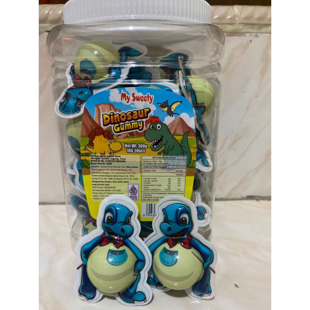 

My sweety permen lunak dino isi 30 pcs