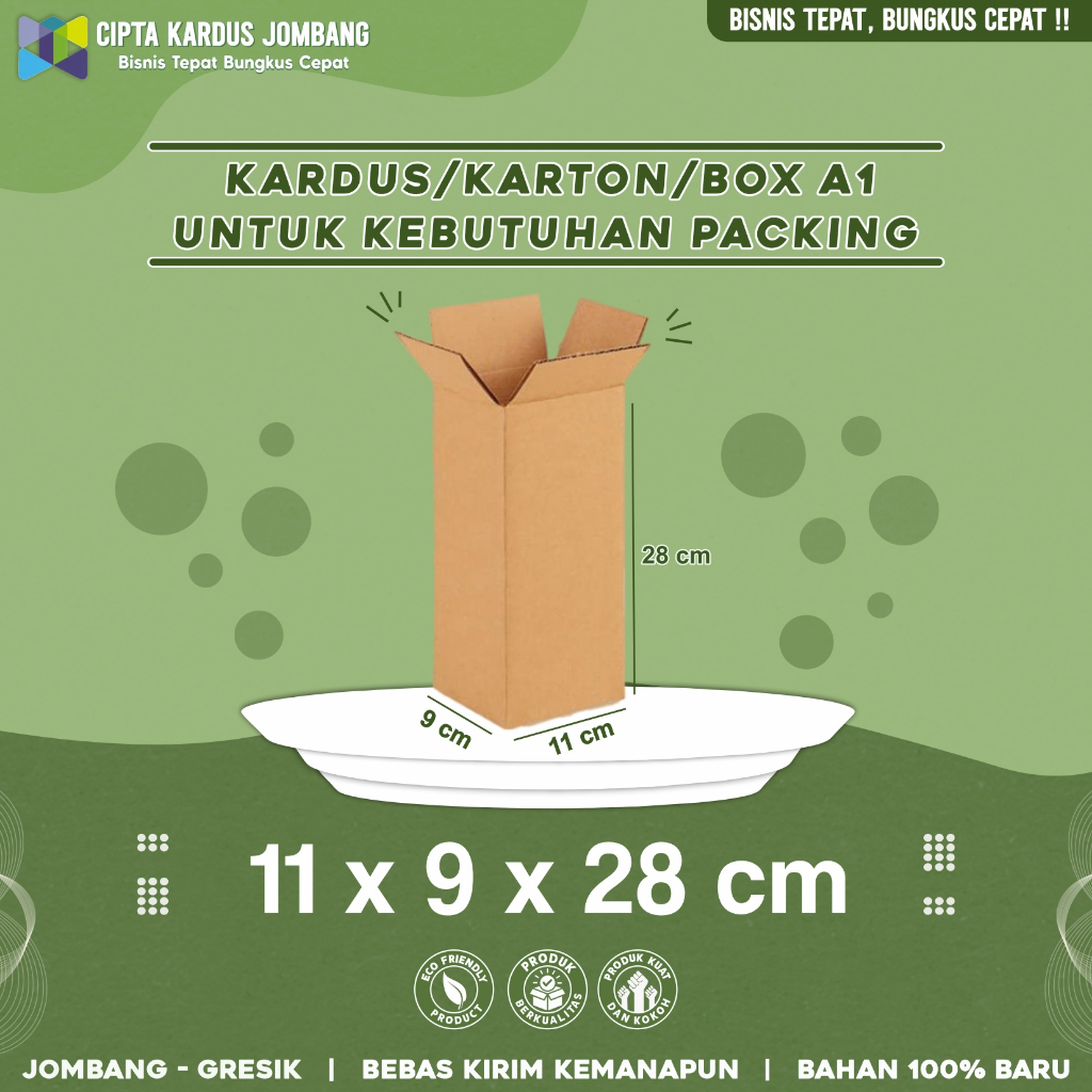 

Kardus Packing 11x9x28 | Box packing | Karton Packing
