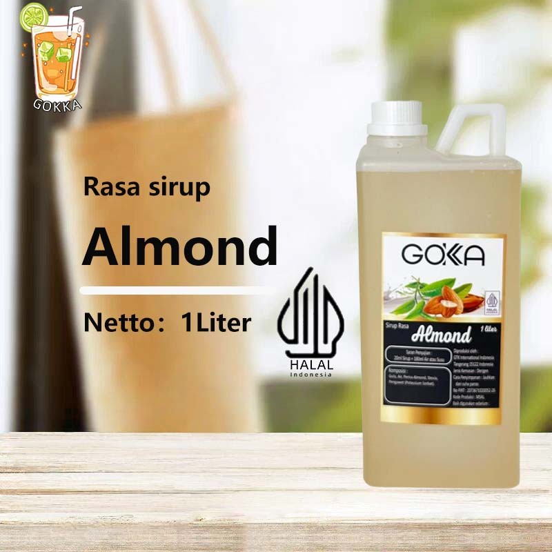 

GОKKA Syrup / Almond Flavoured Sirup / Sirup Almond 1L International Halal