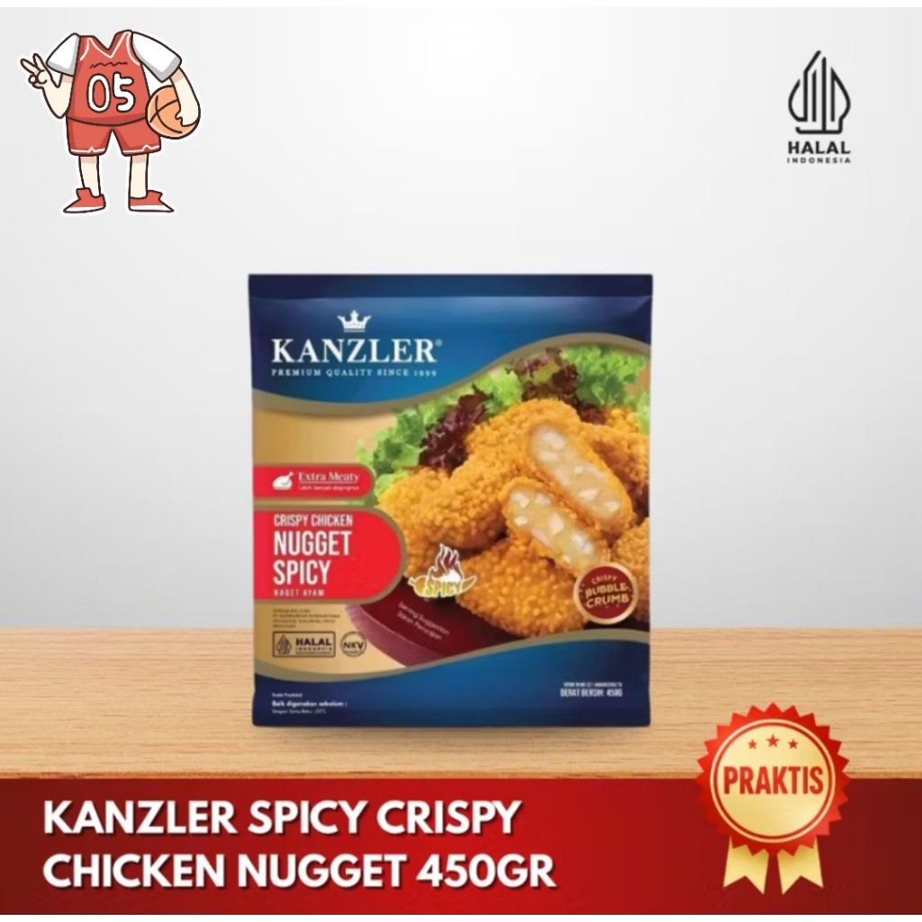 

KANZLER CRISPY SPICY CHICKEN NUGGET 450GR