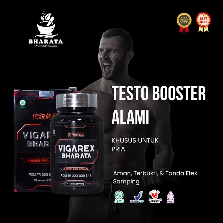 Vigarex Bharata Original - Obat Pria Dewasa - Obat Herbal Vigarex Asli BPOM