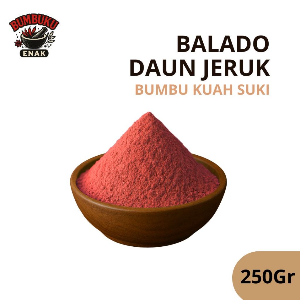 

Bumbu Kuah Suki Rasa Balado Daun Jeruk 250gr – Pedas Segar, Gurih Nikmat untuk Steamboat & Shabu