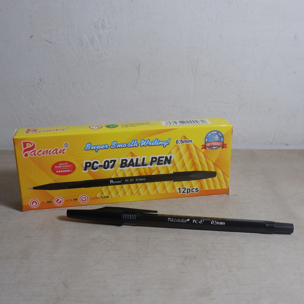 

Squair Pulpen Pacman Ball Pen 0.5mm Murah PC-07 HARGA UNTUK 1 KOTAK