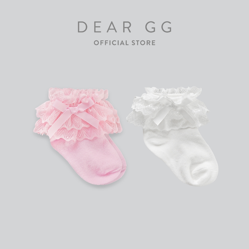 Dear GG - Triple Ruffled Cotton Socks