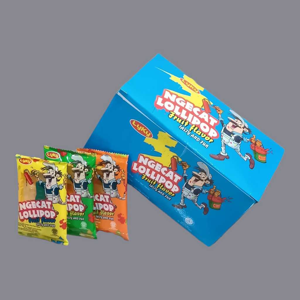 

Ranjani Ngecat Lolipop Permen Bentuk Roll Cat [24 pcs/box]